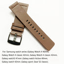 For Samsung Gear S2 Classic Leather Watch Band(Black)