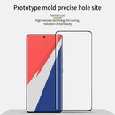 For vivo iQOO 9 Pro PINWUYO 9H 3D Hot Bending Tempered Glass Film(Black)