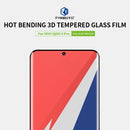 For vivo iQOO 9 Pro PINWUYO 9H 3D Hot Bending Tempered Glass Film(Black)
