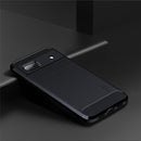 For Google Pixel 6A MOFI Gentleness Brushed Carbon Fiber Soft TPU Case(Blue)