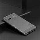 For Google Pixel 6A MOFI Gentleness Brushed Carbon Fiber Soft TPU Case(Gray)