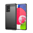 For Samsung Galaxy A53 5G MOFI Gentleness Brushed Carbon Fiber Soft TPU Case(Black)