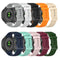 For Garmin Forerunner 55 Small Lattice Silicone Watch Band(Pink)