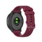 For Garmin Forerunner 55 Small Lattice Silicone Watch Band(Pink)