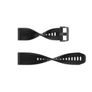 For Garmin Fenix 7S Pure Color Silicone Watch Band(Black)