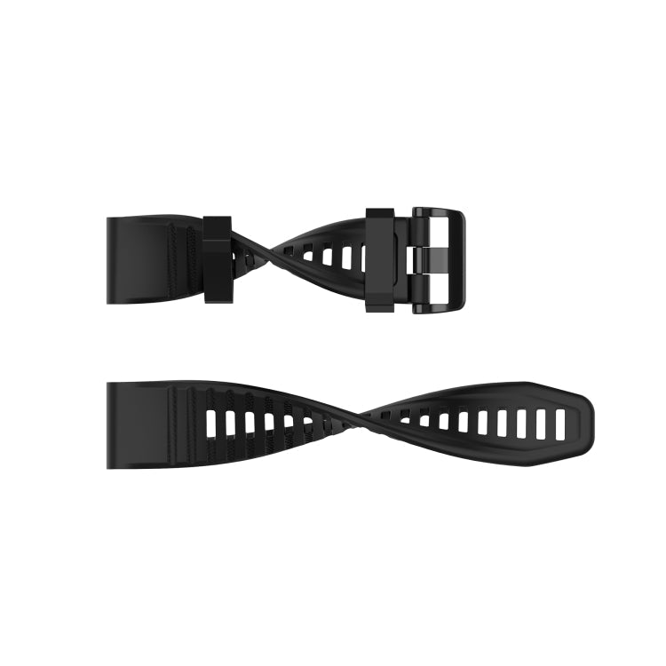 For Garmin Forerunner 935 Silicone Watch Band(Black)