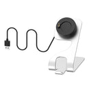 For Garmin Approach S60 Rotatable Magnetic Metal Charging Base(Silver)