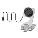 For Garmin Approach S60 Rotatable Magnetic Metal Charging Base(Gray)