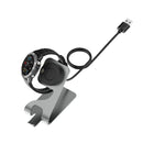For Garmin Approach S60 Rotatable Magnetic Metal Charging Base(Gray)