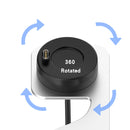 For Garmin Approach S60 Rotatable Magnetic Metal Charging Base(Gray)