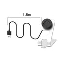 For Garmin Approach S60 Rotatable Magnetic Metal Charging Base(Gray)