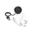 For Huawei Watch 3 Rotatable Magnetic Metal Charging Base(Silver)