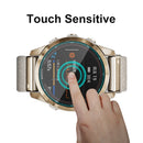 10 PCS For Garmin Fenix 7S ENKAY 0.2mm 9H Tempered Glass Screen Protector Watch Film