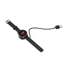 For Garmin Fenix 7X Integrated Charger with Data Transmission Function(Black)