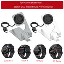 For Huawei Watch GT 3 Rotatable Magnetic Metal Charging Base(Black)
