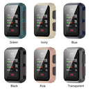 For Huawei Watch D Shockproof PC Protective Case With Tempered Glass Film(Black)