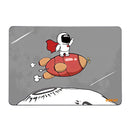 ENKAY Star Series Pattern Laotop Protective Crystal Case For MacBook Pro 16.2 inch A2485 2021(Rocket Astronaut)