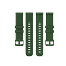 For Amazfit GTS Checkered Silicone Watch Band(Amy green)