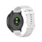 For Huawei Watch GT 2 46mm 22mm Checkered Silicone Watch Band(White)