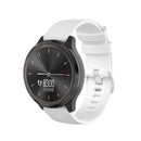 For Huawei Watch GT 2 46mm 22mm Checkered Silicone Watch Band(White)