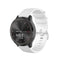 For Huawei Watch GT 2 46mm 22mm Checkered Silicone Watch Band(White)