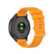 For Huawei Watch GT 2 46mm 22mm Checkered Silicone Watch Band(Yellow)
