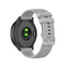 For Huawei Watch GT 2 46mm 22mm Checkered Silicone Watch Band(Grey)