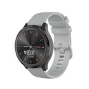For Huawei Watch GT 2 46mm 22mm Checkered Silicone Watch Band(Grey)
