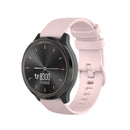 For Huawei Watch GT 2 46mm 22mm Checkered Silicone Watch Band(Pink)
