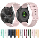 For Huawei Watch GT 2 46mm 22mm Checkered Silicone Watch Band(Grey)