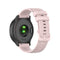 For Samsung Galaxy Watch 42mm 20mm Checkered Silicone Watch Band(Beige)