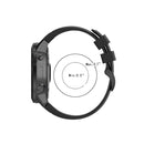 For Garmin Fenix 7S 20mm Two-color Silicone Jack Watch Band(Pink Black)