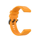 For Garmin Fenix 7 / EPIX 22mm Solid Color Silicone Quick Release Watch Band(Yellow)