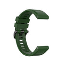 For Garmin Fenix 7 / EPIX 22mm Solid Color Silicone Quick Release Watch Band(Army Green)