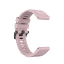 For Garmin Fenix 7 / EPIX 22mm Solid Color Silicone Quick Release Watch Band(Rose Pink)