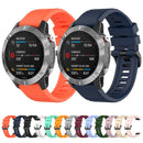 For Garmin Fenix 7X 26mm Solid Color Silicone Quick Release Watch Band(Army Green)