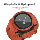 2 PCS ENKAY 0.2mm 9H Tempered Glass Screen Protector Watch Film For Garmin Instinct 2S