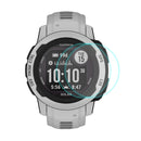 2 PCS ENKAY 0.2mm 9H Tempered Glass Screen Protector Watch Film For Garmin Instinct 2