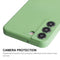 For Samsung Galaxy S22 5G ENKAY Liquid Silicone Soft Shockproof Phone Case(Dark Blue)