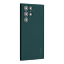 For Samsung Galaxy S22 Ultra 5G ENKAY Liquid Silicone Soft Shockproof Phone Case(Dark Green)