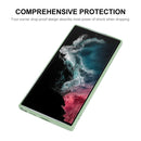 For Samsung Galaxy S22 Ultra 5G ENKAY Liquid Silicone Soft Shockproof Phone Case(Dark Green)