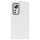 For Xiaomi 12 Pro R64 Texture Vertical Flip Leather Phone Case(White)