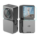 For DJI Action 2 ENKAY 0.2mm 9H Tempered Glass Screen Film, Version:Power Combo