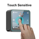 For DJI Action 2 ENKAY 0.2mm 9H Tempered Glass Screen Film, Version:Power Combo