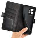 For OPPO Realme GT2 Pro 5G Dual-side Magnetic Buckle Leather Phone Case(Black)