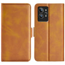 For OPPO Realme GT2 Pro 5G Dual-side Magnetic Buckle Leather Phone Case(Yellow)