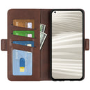 For OPPO Realme GT2 Pro 5G Dual-side Magnetic Buckle Leather Phone Case(Brown)