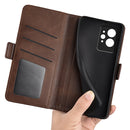 For OPPO Realme GT2 Pro 5G Dual-side Magnetic Buckle Leather Phone Case(Brown)