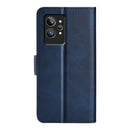For OPPO Realme GT2 Pro 5G Dual-side Magnetic Buckle Leather Phone Case(Dark Blue)
