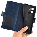 For OPPO Realme GT2 Pro 5G Dual-side Magnetic Buckle Leather Phone Case(Dark Blue)